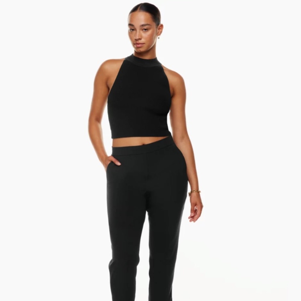 Babaton Cropped Black Pant, Size 2 - Picture 2 of 15